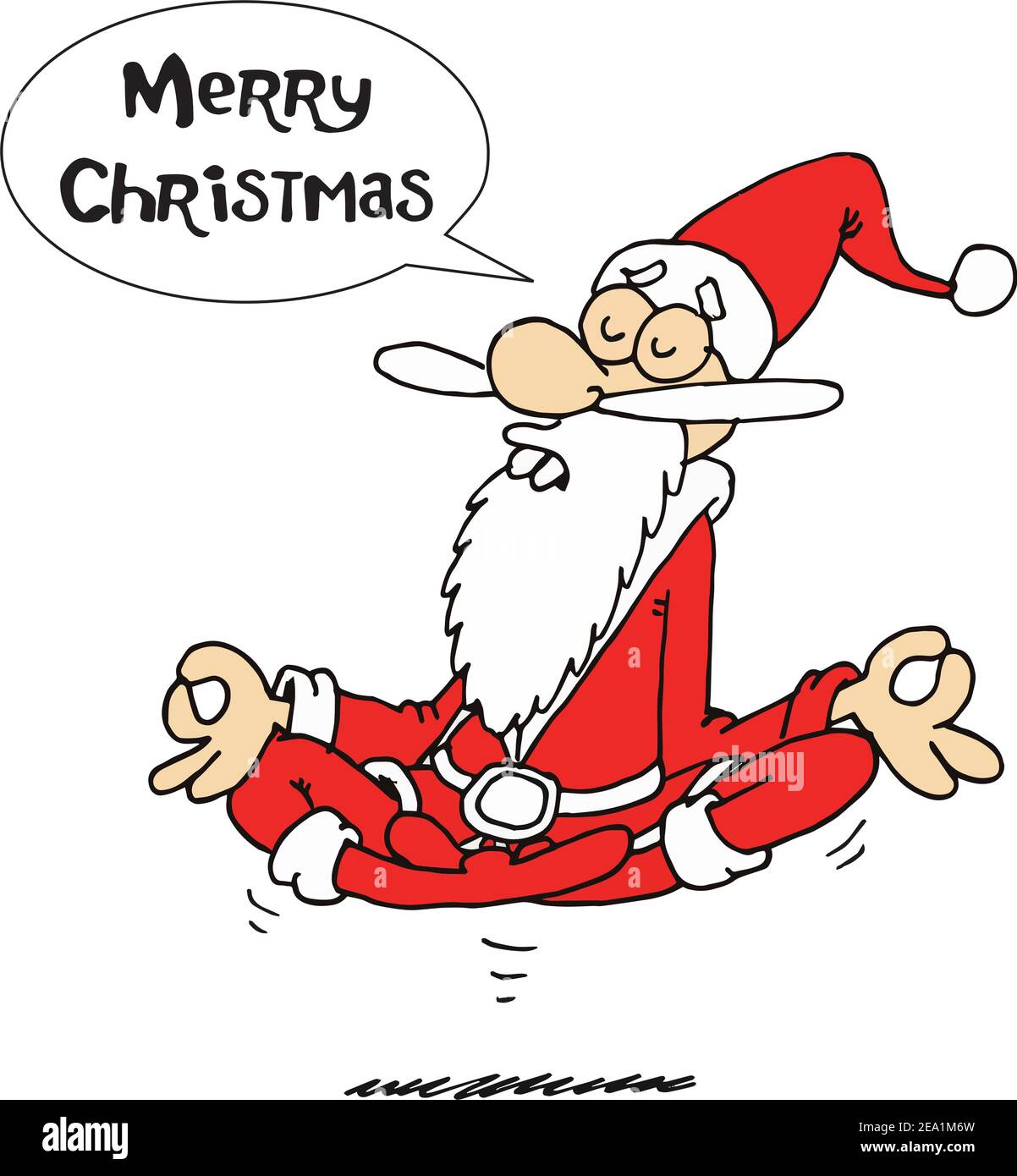 Joyeux noël santa claus Illustration de Vecteur