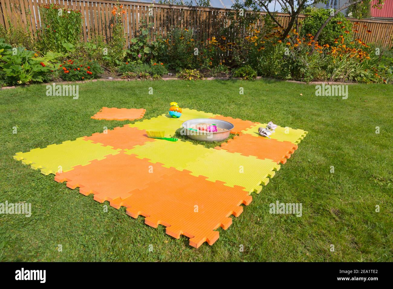 Foam puzzle mat Banque de photographies et d images haute