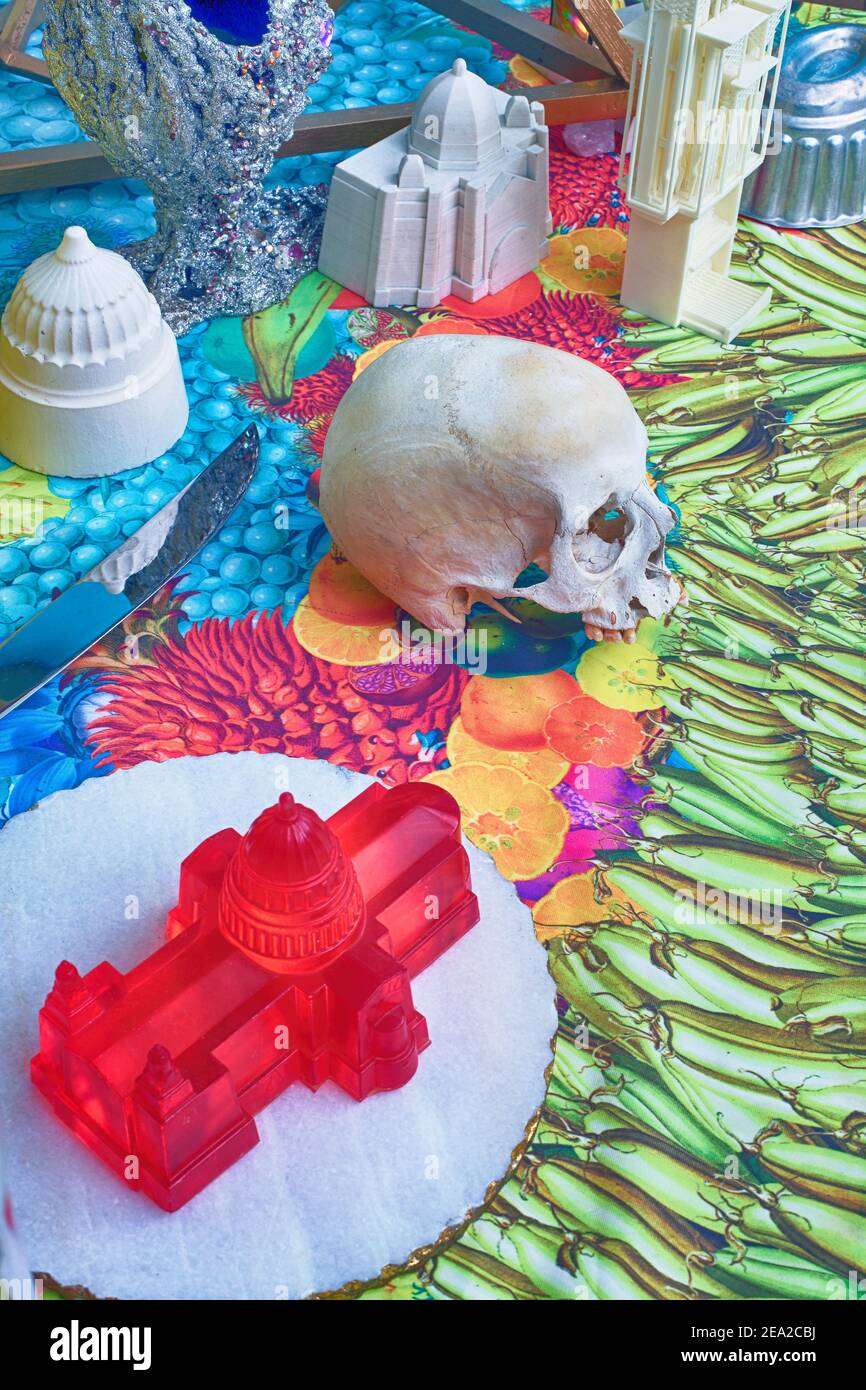 GRANDE-BRETAGNE /Londres / Bombas et Paar/ Sam Bompas et Harry Parr et crée l'art alimentaire à l'aide de desserts à base de gélatine, appelés couramment gelées. La compa Banque D'Images