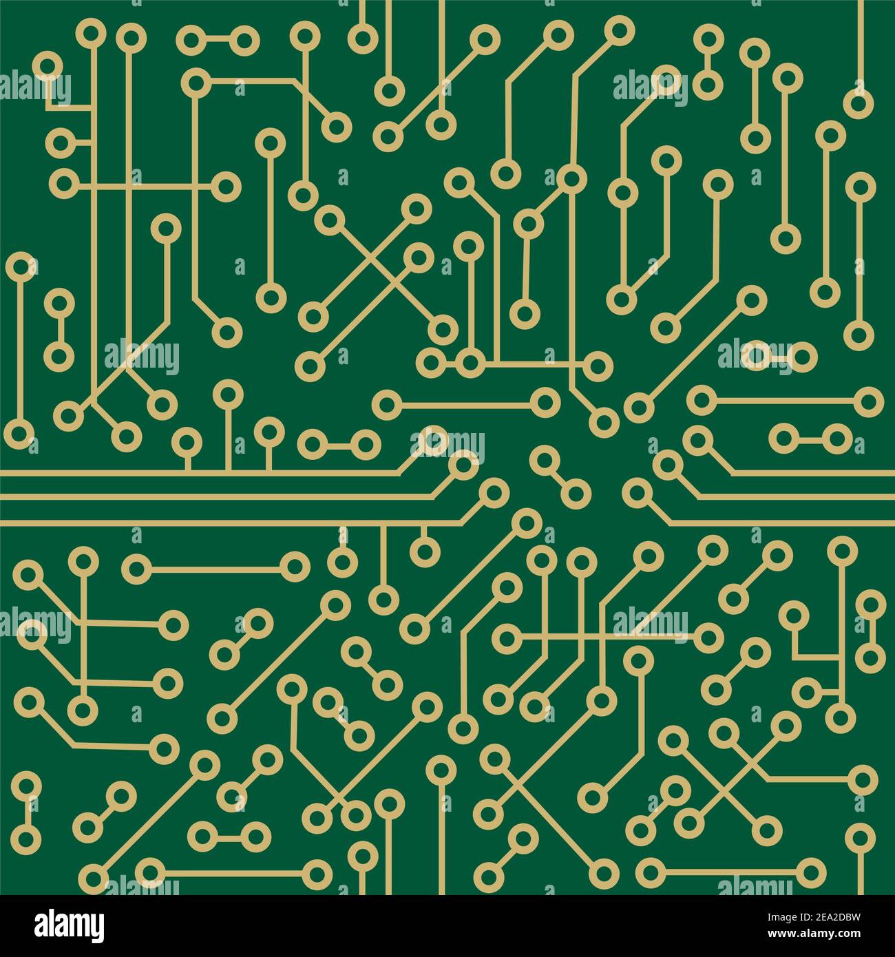 Microcircuit intégré comme un concept technique ou d'arrière-plan Illustration de Vecteur