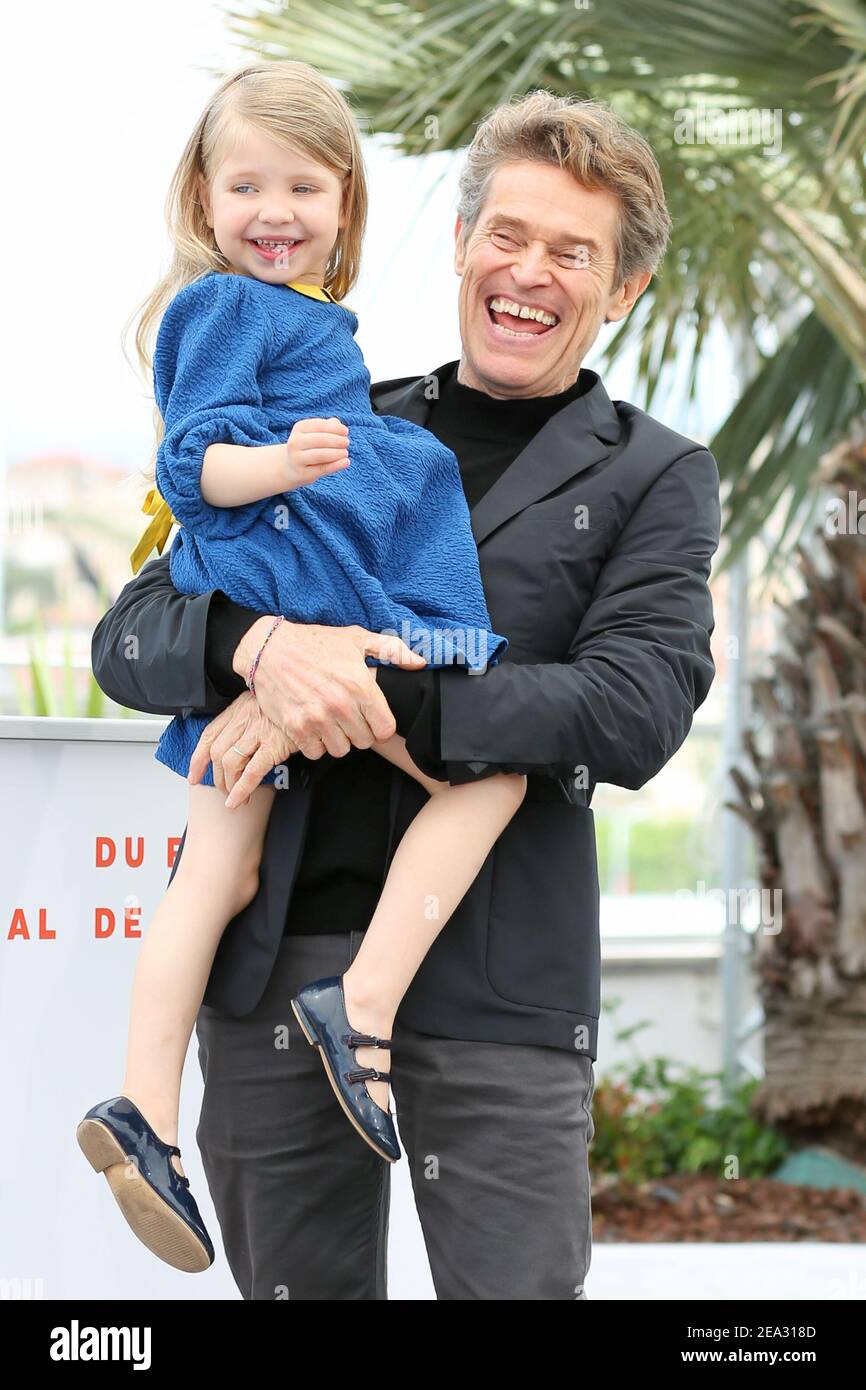 CANNES, FRANCE - 20 MAI 2019 : Anna Ferrara et Willem Defoe assistent au Tommaso Photocall lors du 72e Festival de Cannes (crédit : Mickael Chavet Banque D'Images