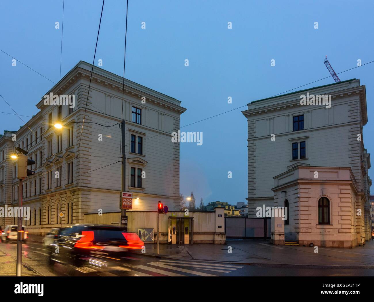 Wien, Vienne: Bundesamt für Verfassungschutz und Terrorismusbekämpfung (BVT, Office pour la protection de la Constitution et la lutte contre le terrorisme) en f Banque D'Images
