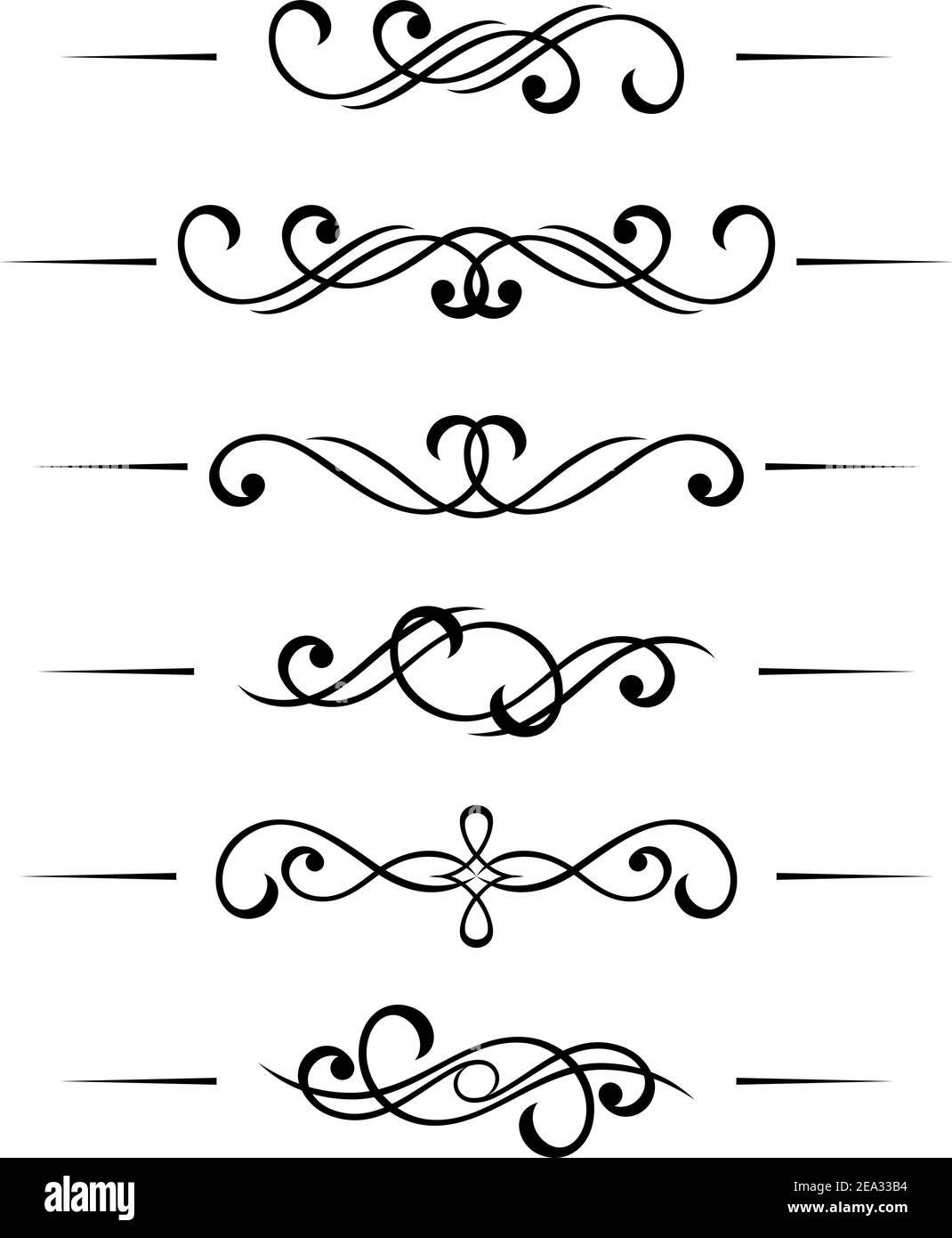 Éléments de turbulence et monogrammes pour concevoir et décorer Illustration de Vecteur