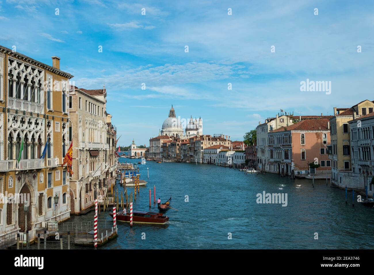 Basilique Santa Maria della Salute, ville de Venise, Italie, Europe Banque D'Images