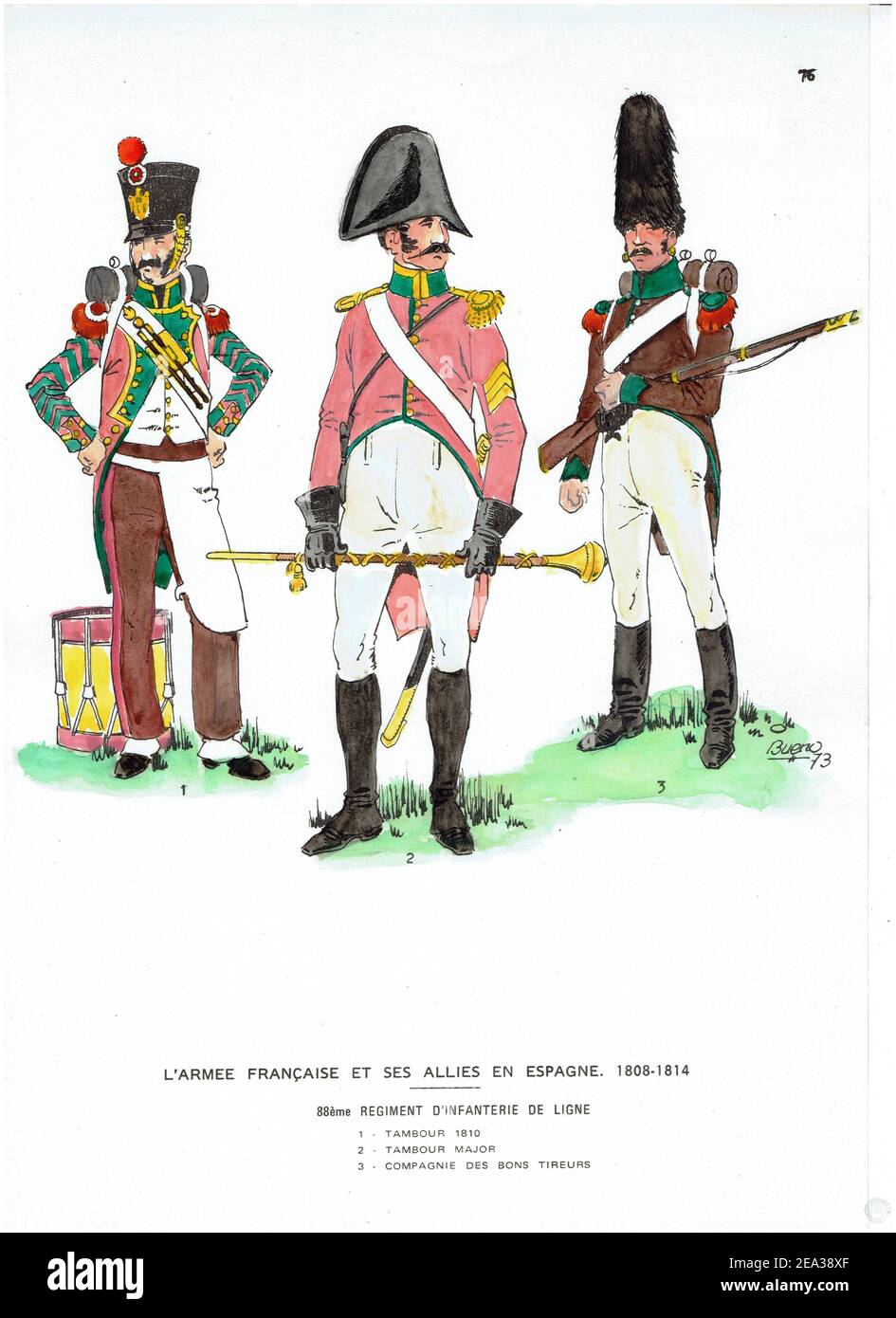 CBG Mignot – Lot De 8 Musiciens 3e Régiment De Grenadiers – Soldats De Plomb – Premier Empire