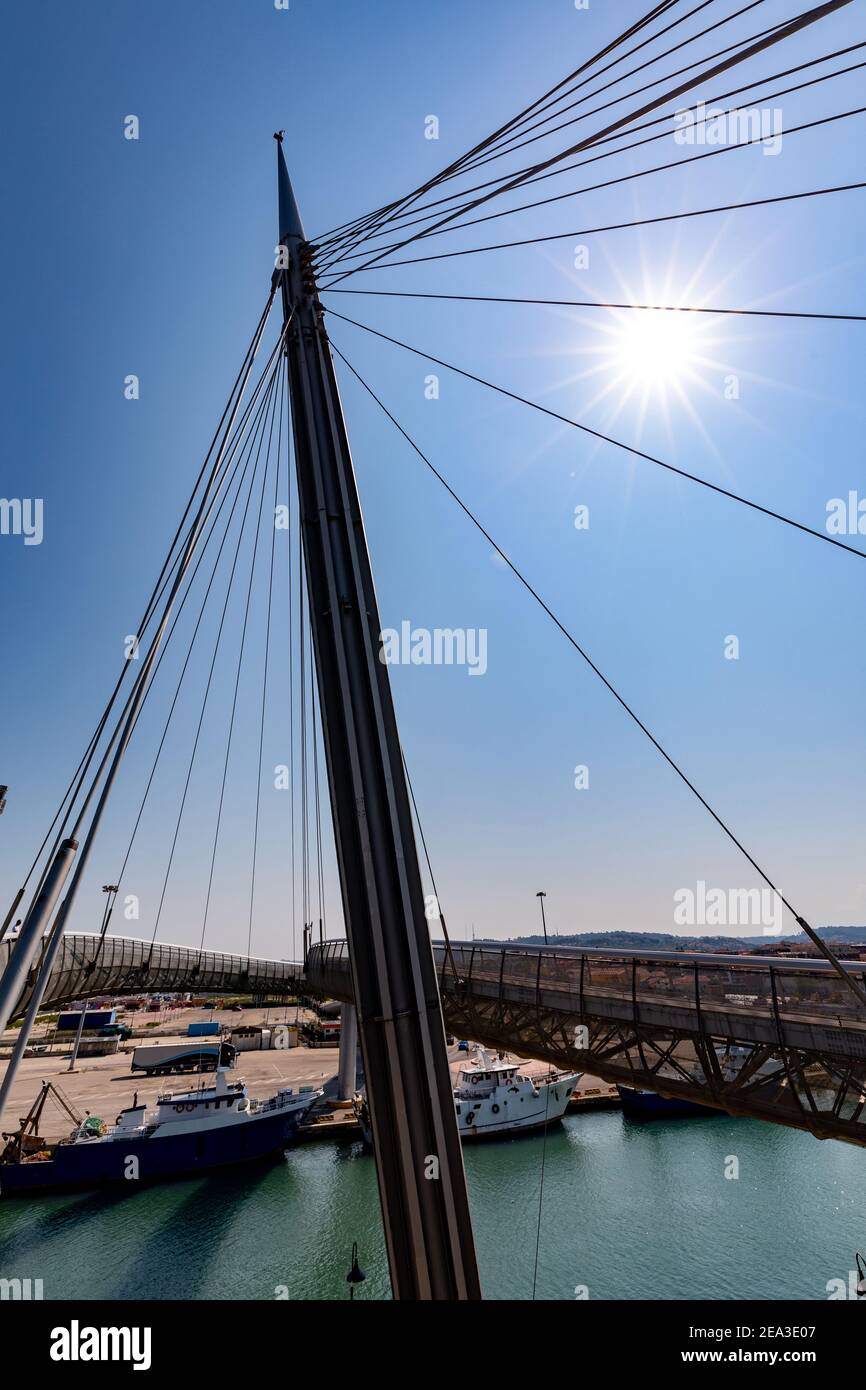Ponte del Mare, Pescara, Italie Banque D'Images