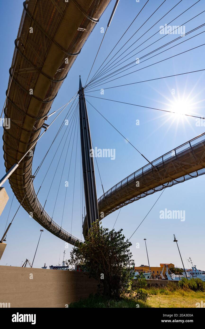 Ponte del Mare, Pescara, Italie Banque D'Images