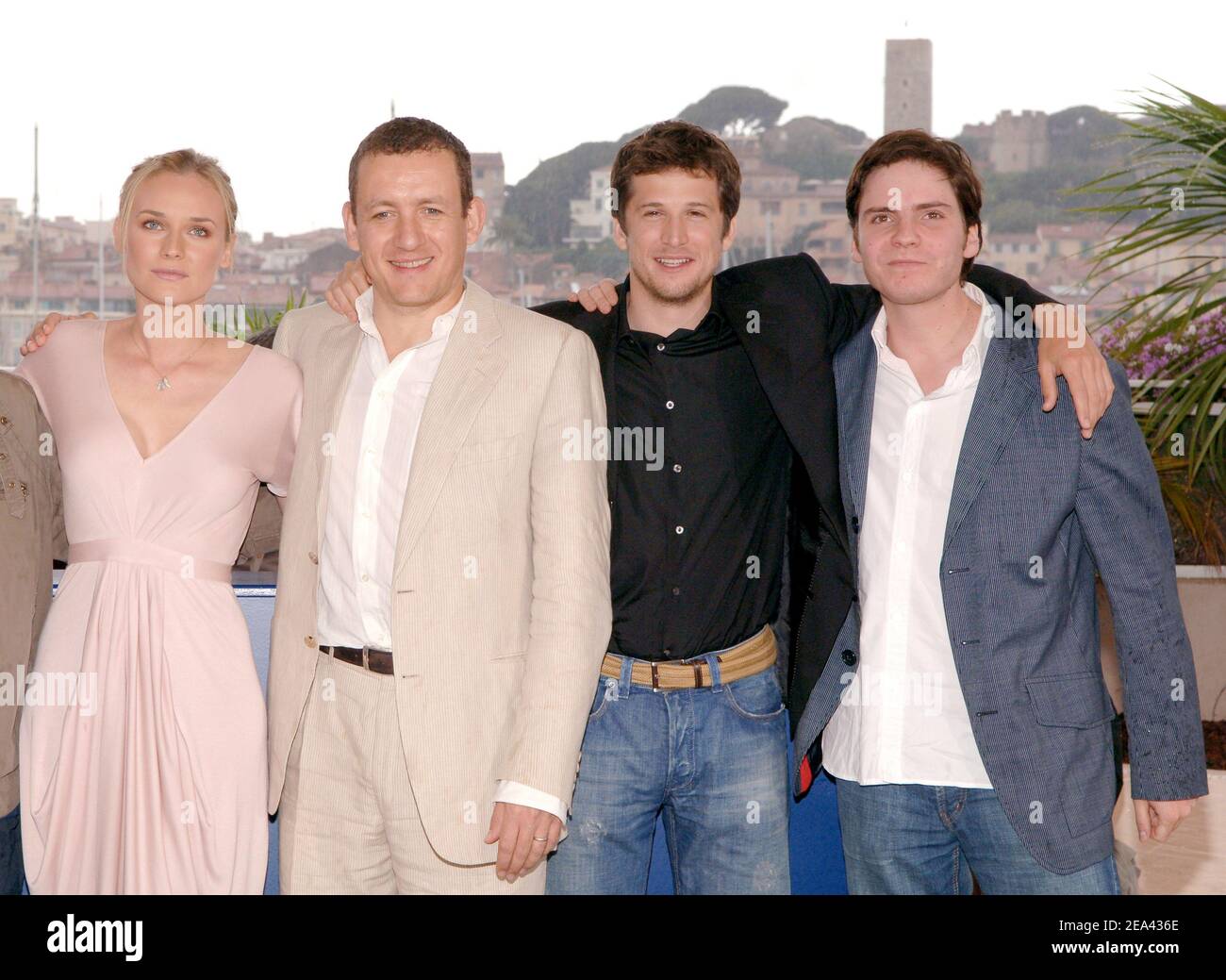 (l à r) l'actrice allemande Diane Kruger, les acteurs français Dany
