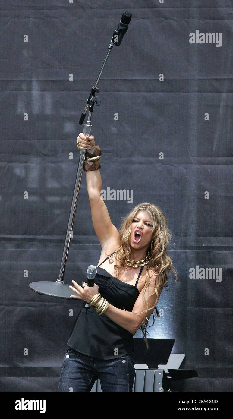 Fergie and the black eyed peas Banque de photographies et d’images à