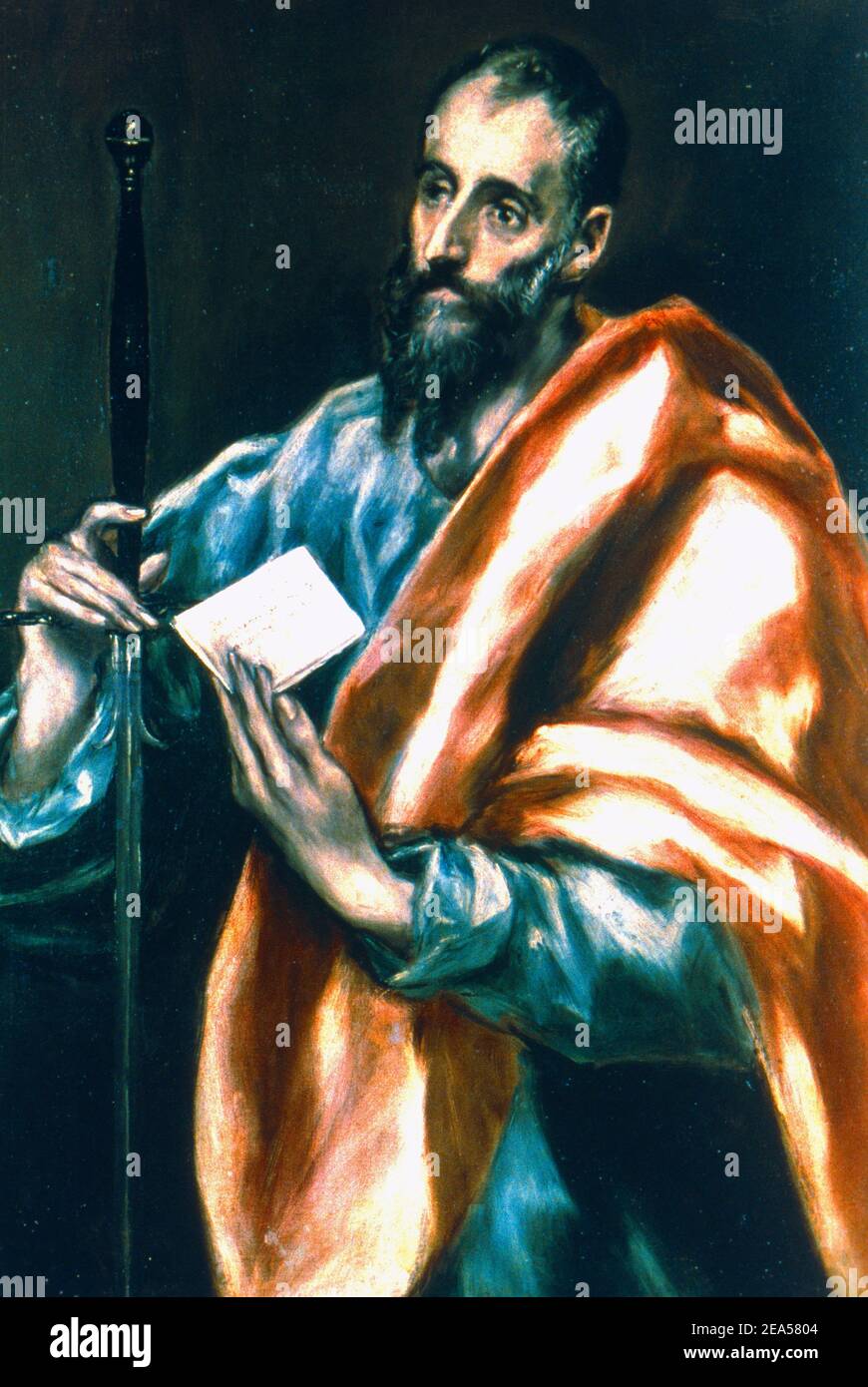 Peinture de saint Paul par El Greco Espagne Banque D'Images