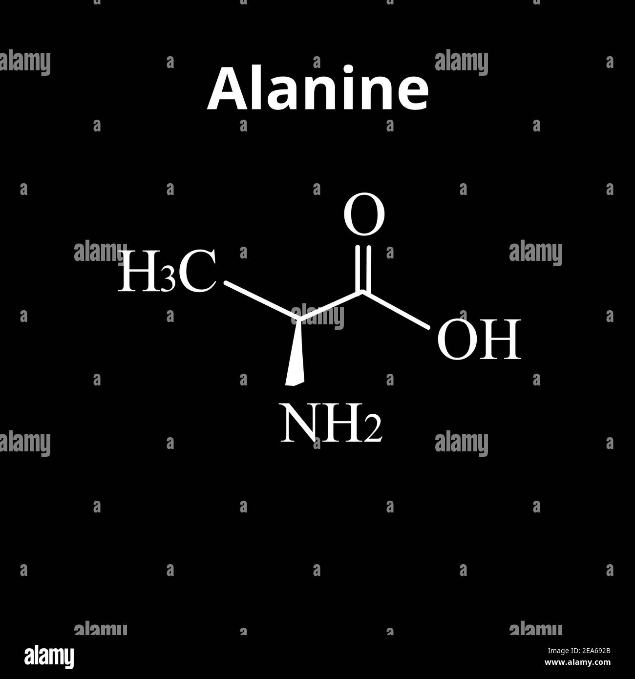 Structure acide amine Banque de photographies et d’images à haute