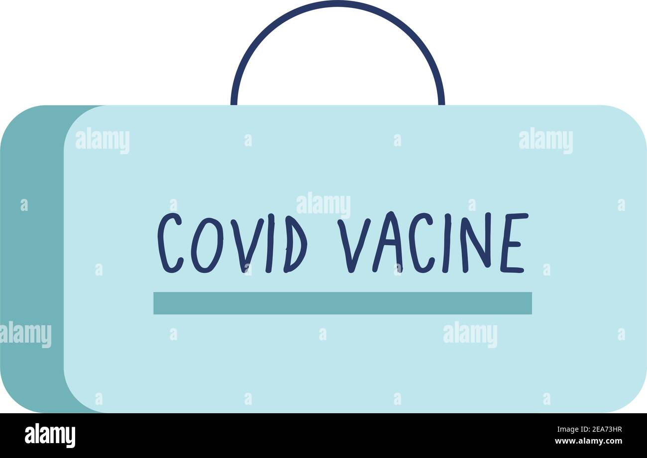 covid19 vaccins virus flacons emballage boîte vecteur illustration design Illustration de Vecteur
