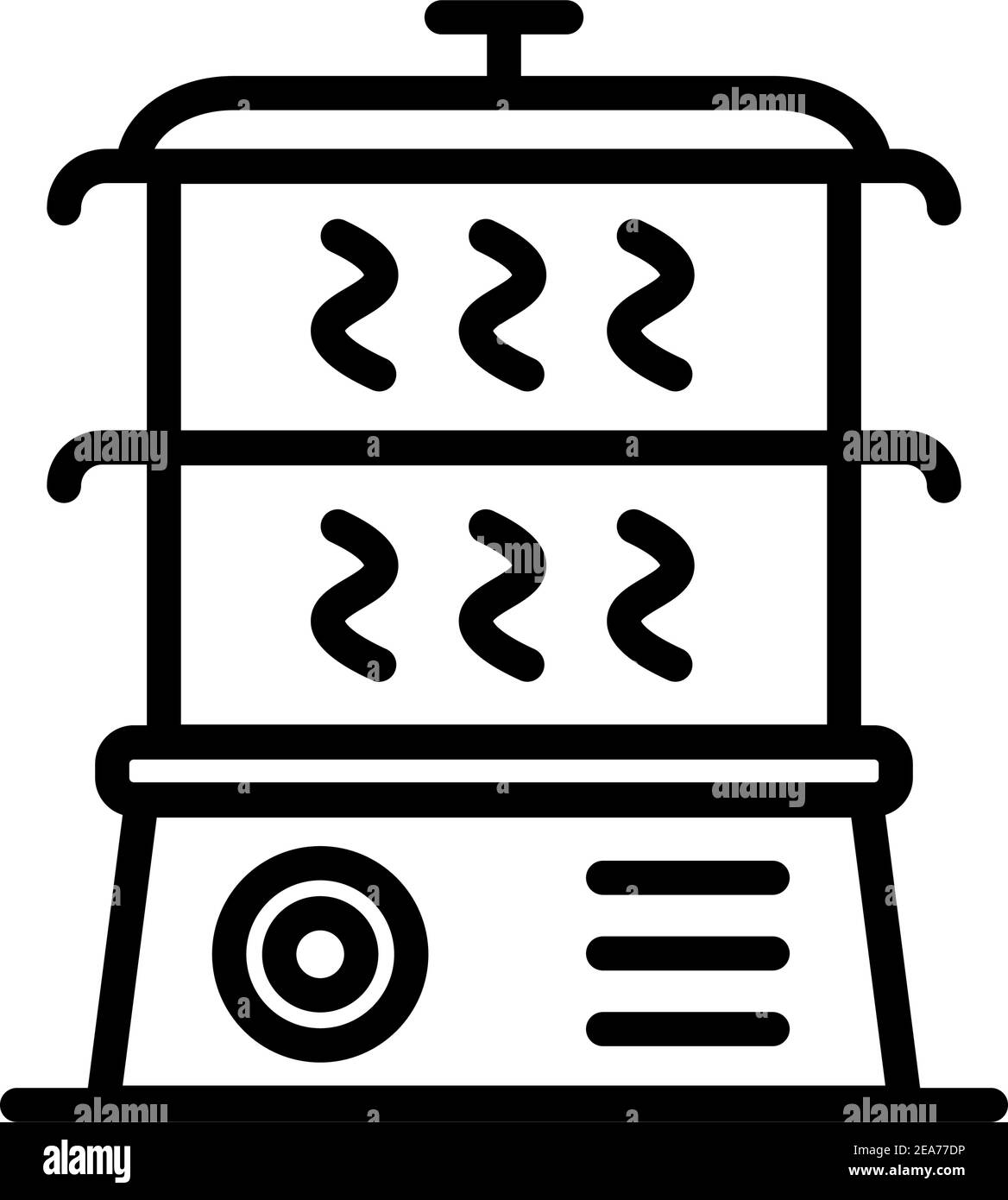 Icône de contour du défroisseur. Icônes de défroisseur vectoriel sur fond blanc Illustration de Vecteur