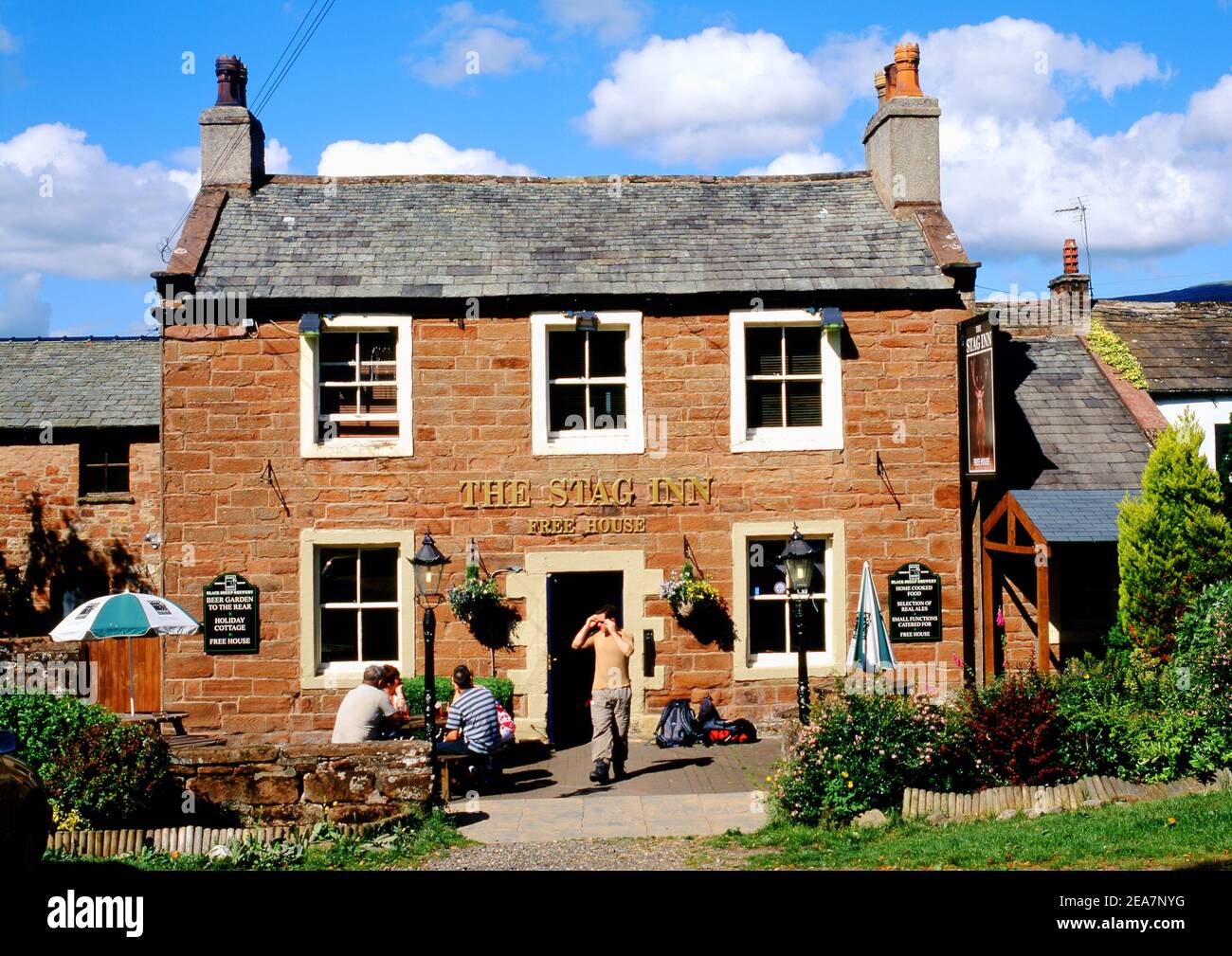 The Stag Inn Dufton, Cumbria, Angleterre Banque D'Images