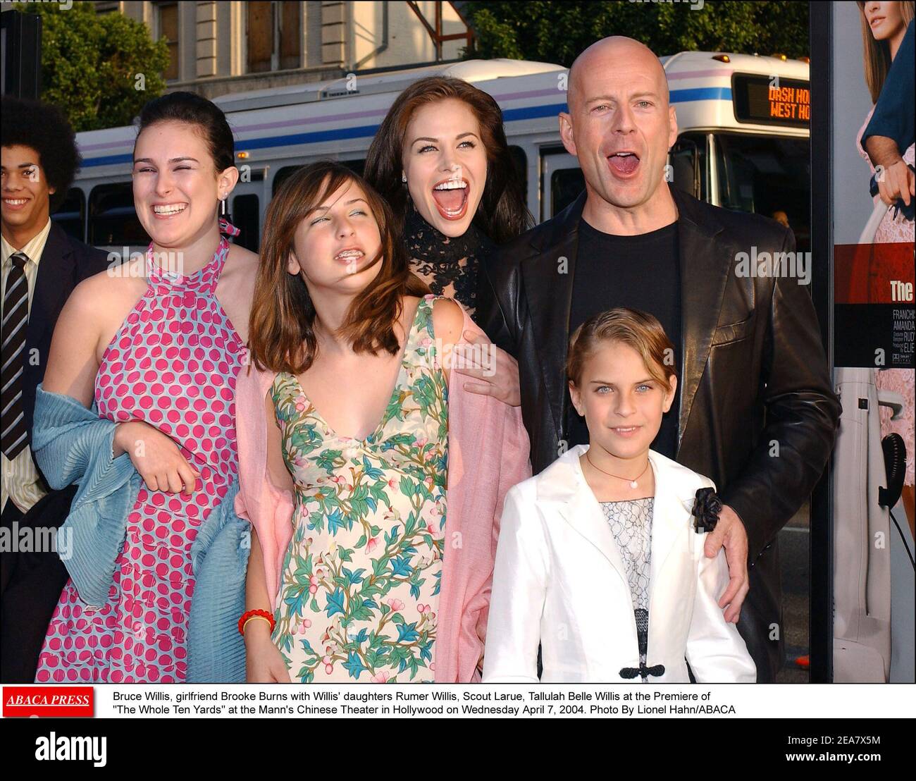 Bruce willis daughters Banque de photographies et d’images à haute(02)