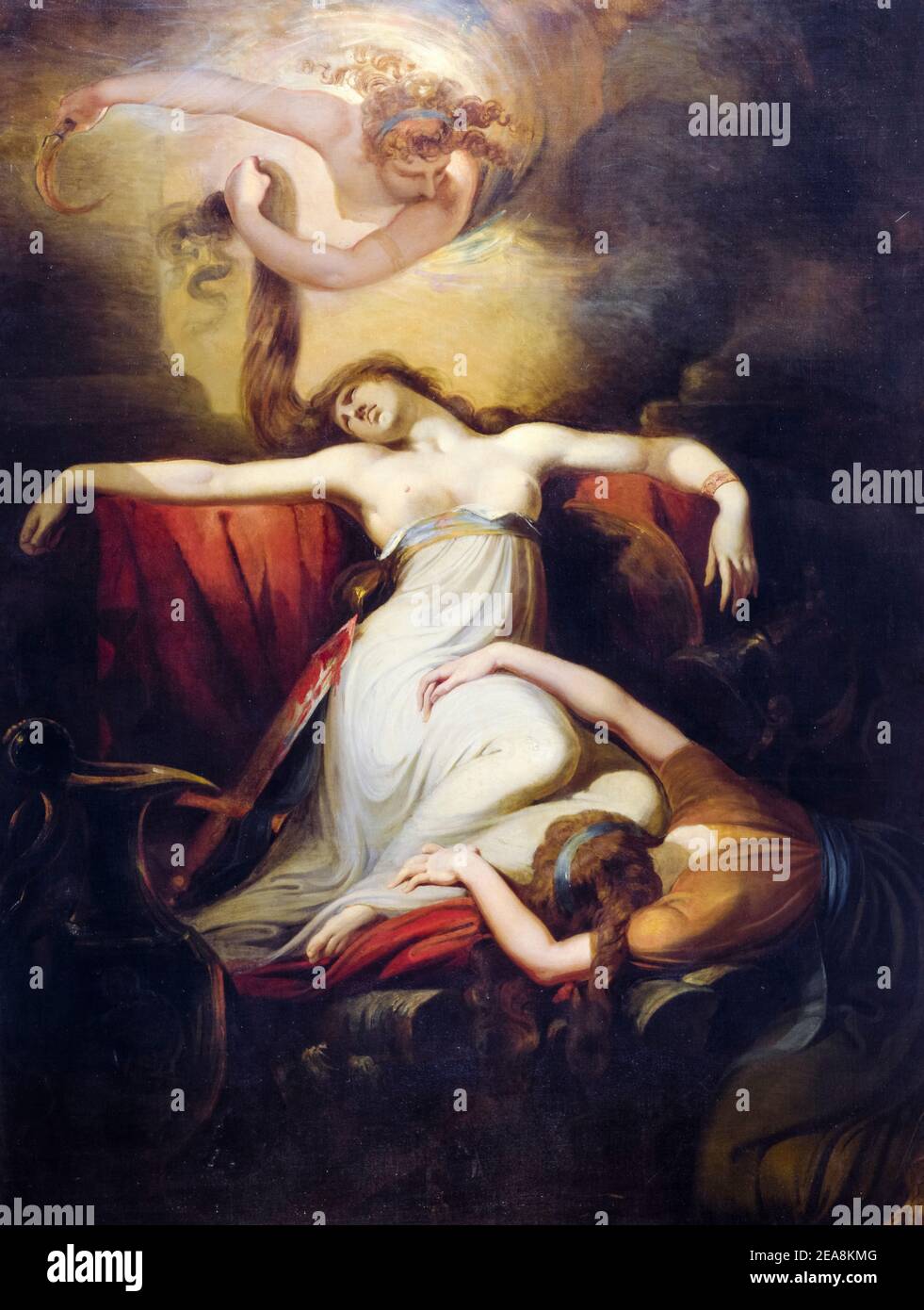 Henry Fuseli (Johann Heinrich Füssli, 1741-1825), Dido, peinture, 1781 Banque D'Images