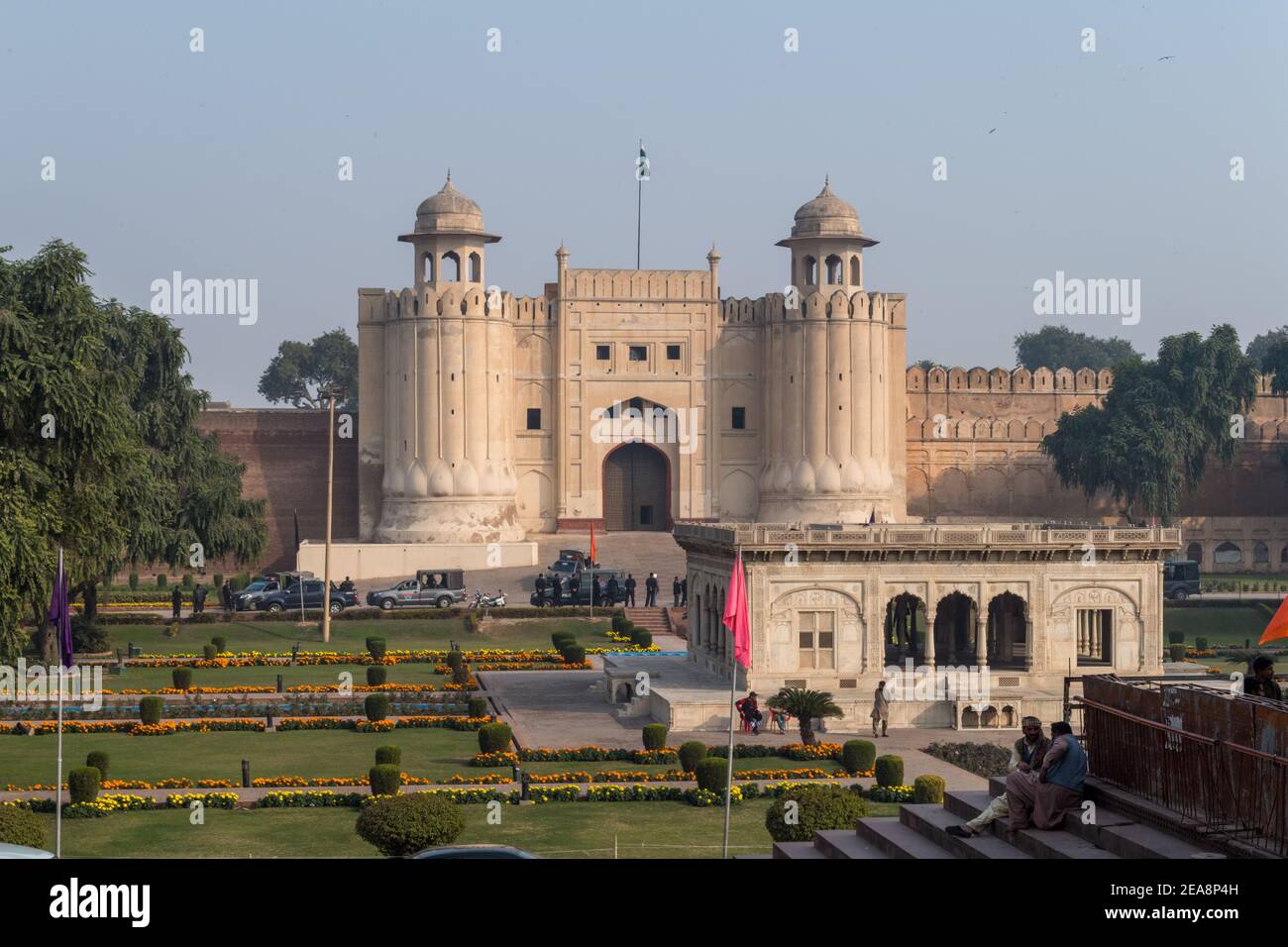 Le fort de Lahore, Lahore, Punjab, Pakistan Banque D'Images
