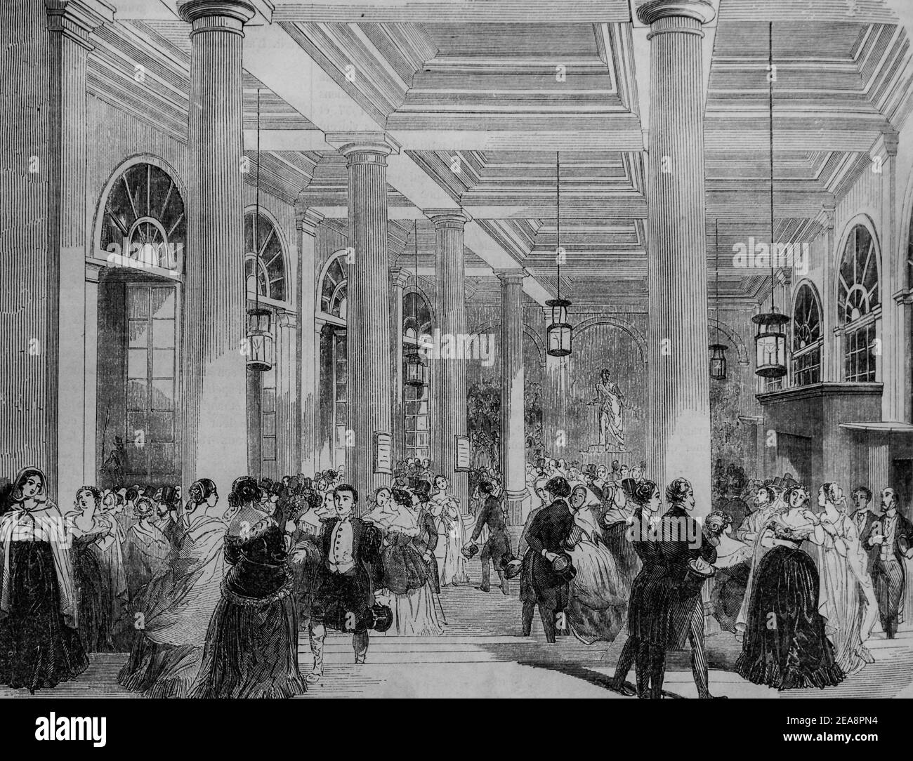 théâtre terrestre, tableau de paris par edmond texier, éditeur paulin et le chevalier 1852 Banque D'Images