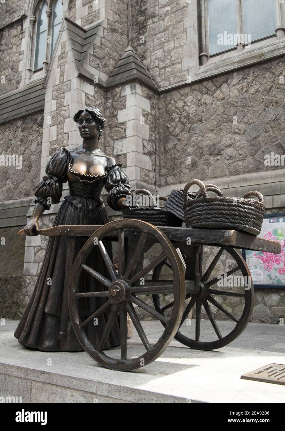 Statue de Molly Malone à Dublin, Irlande. Banque D'Images