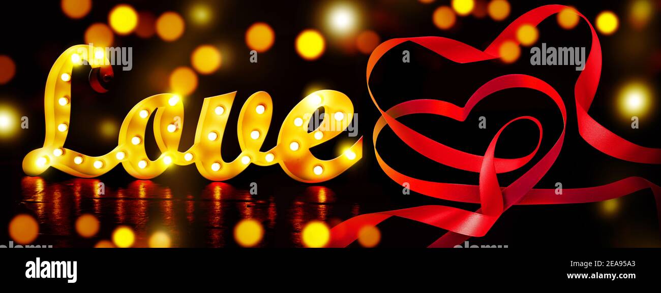 Arrière-plan de la Saint-Valentin. Concept des émotions humaines, de l'amour, des relations et des vacances romantiques Banque D'Images