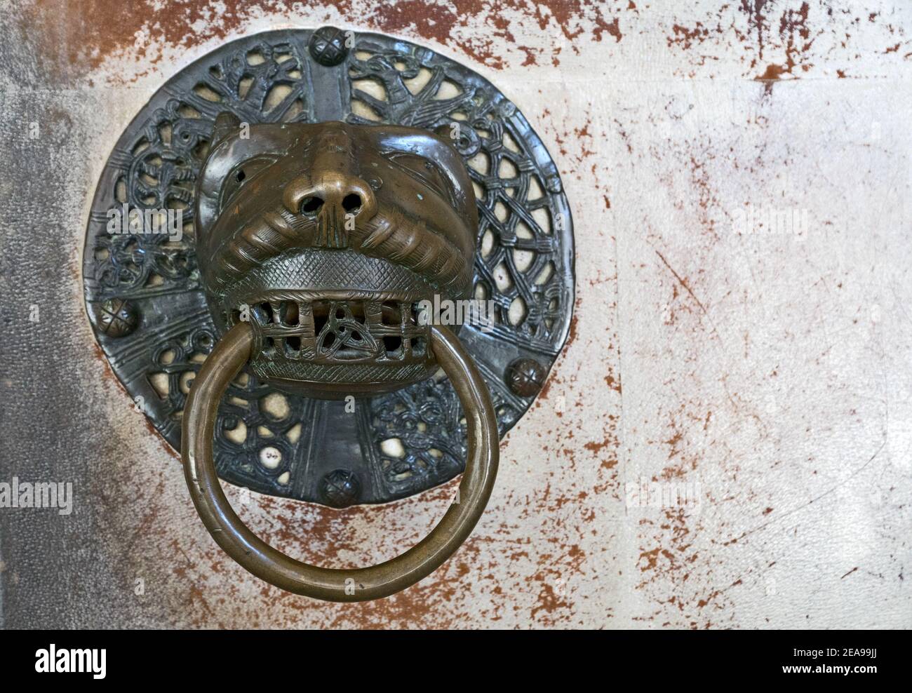 Alpirsbach, Allemagne: Porte historique à la porte d'entrée du monastère Banque D'Images