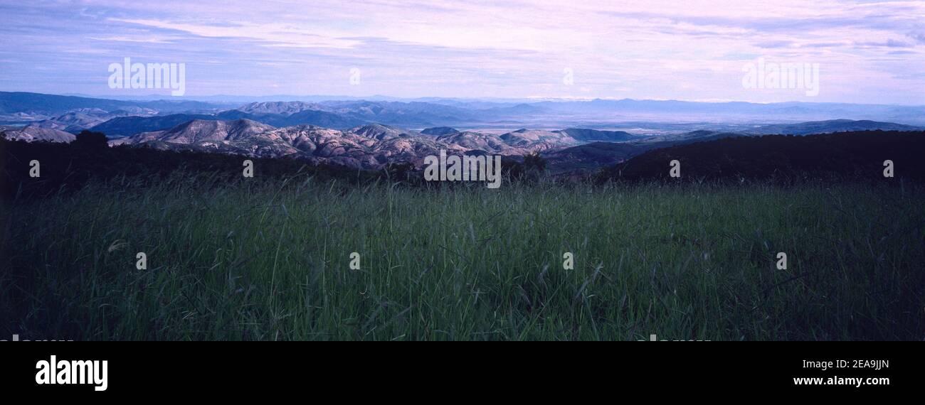 Vue panoramique de la vallée de Quibor depuis Sanare., état de Lara, Venezuela, Amérique du Sud Banque D'Images