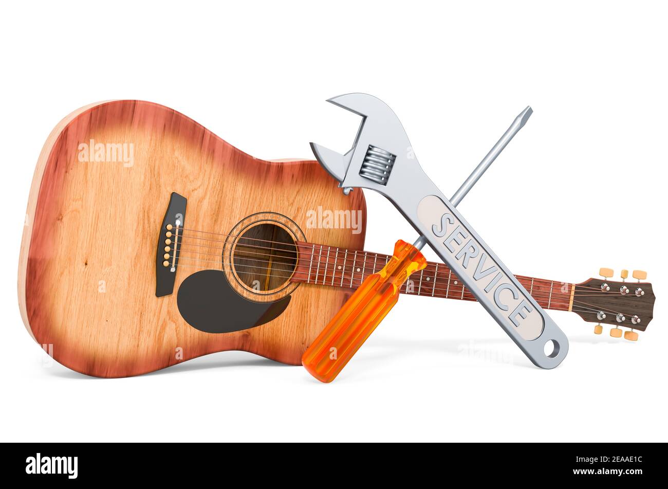 Guitar repair Banque d'images détourées - Alamy