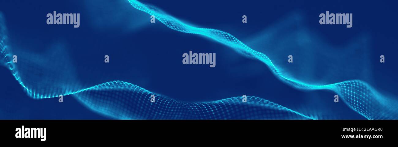 Concept technologique futur. Science des données résumé formation technique. Technologie numérique musique de fond. Réseau informatique concept de la science numérique. Son Banque D'Images