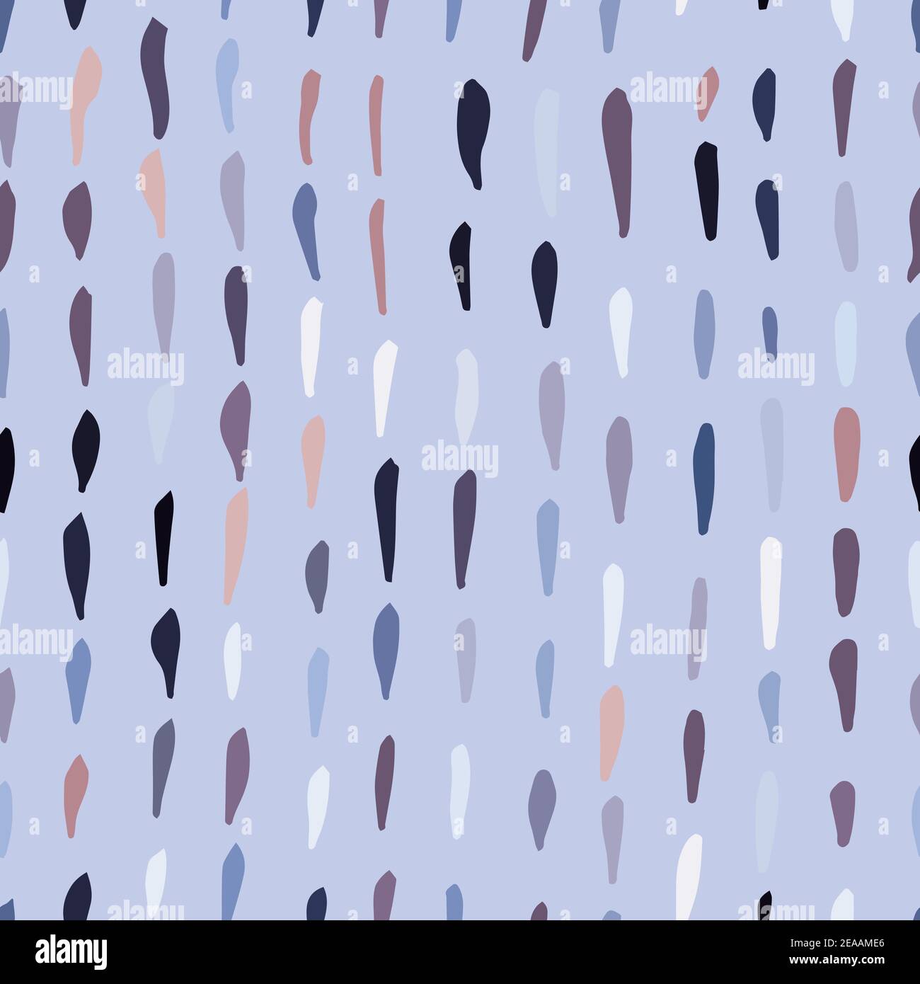 Taches colorées, traits de pinceau faits avec de l'encre. Sculptez des formes et des silhouettes pour votre conception. Motif vectoriel transparent Illustration de Vecteur