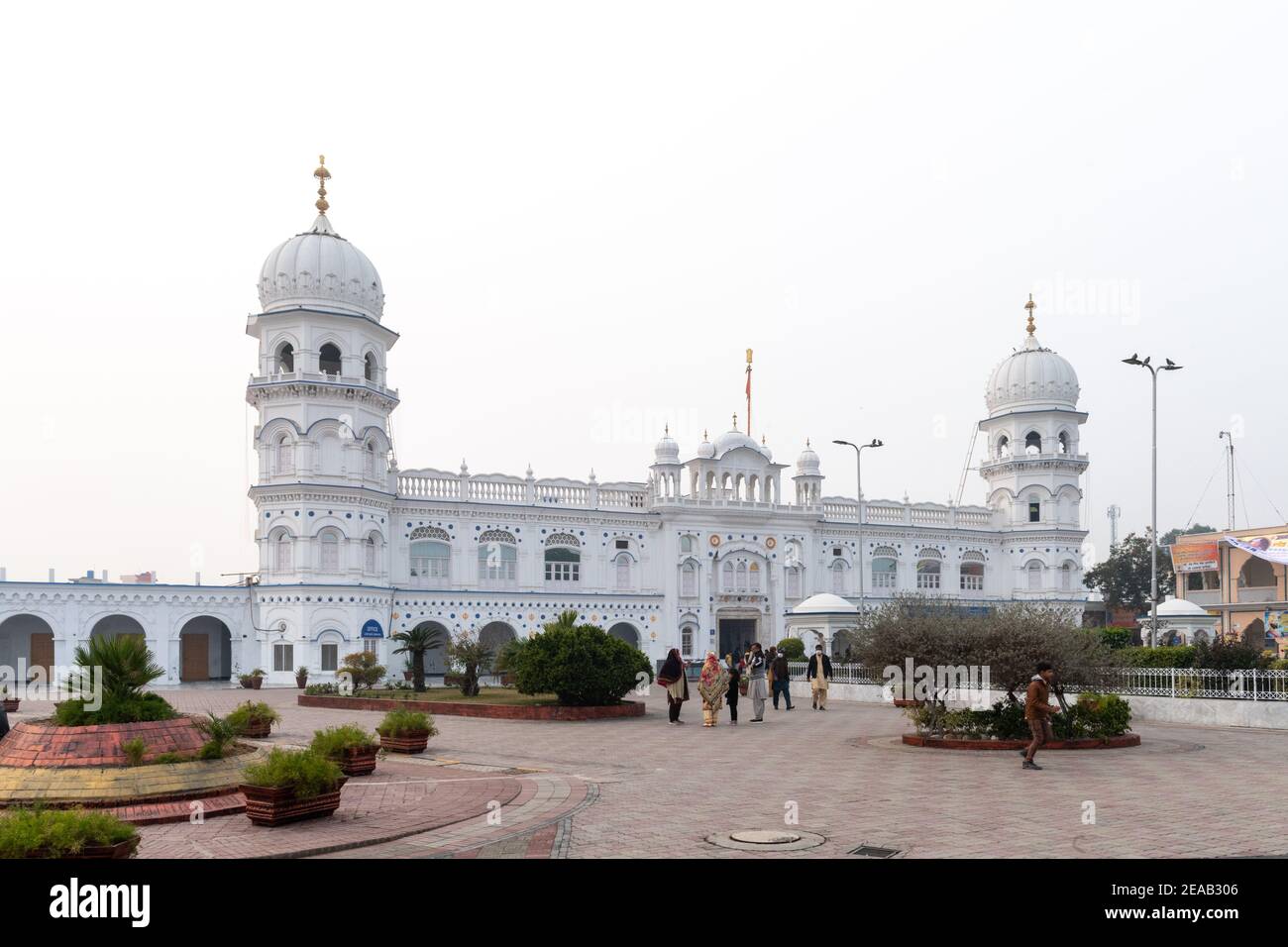 Gurdwara Janam Asthan, Nankana Sahib, Punjab, Pakistan Banque D'Images