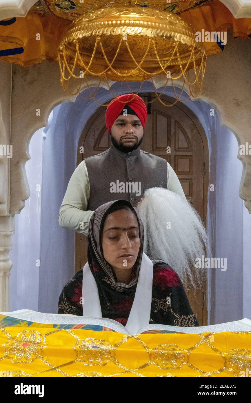 Gurdwara Janam Asthan, Nankana Sahib, Punjab, Pakistan Banque D'Images