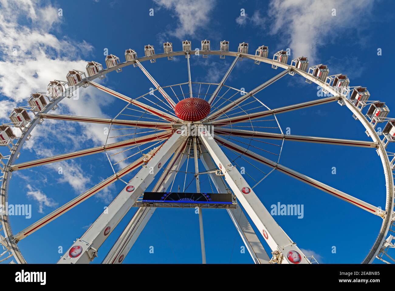 Plus grande roue mobile de ferris avec 59.76 mètres sur le Bremer Freimarkt, détail, Brême, Banque D'Images