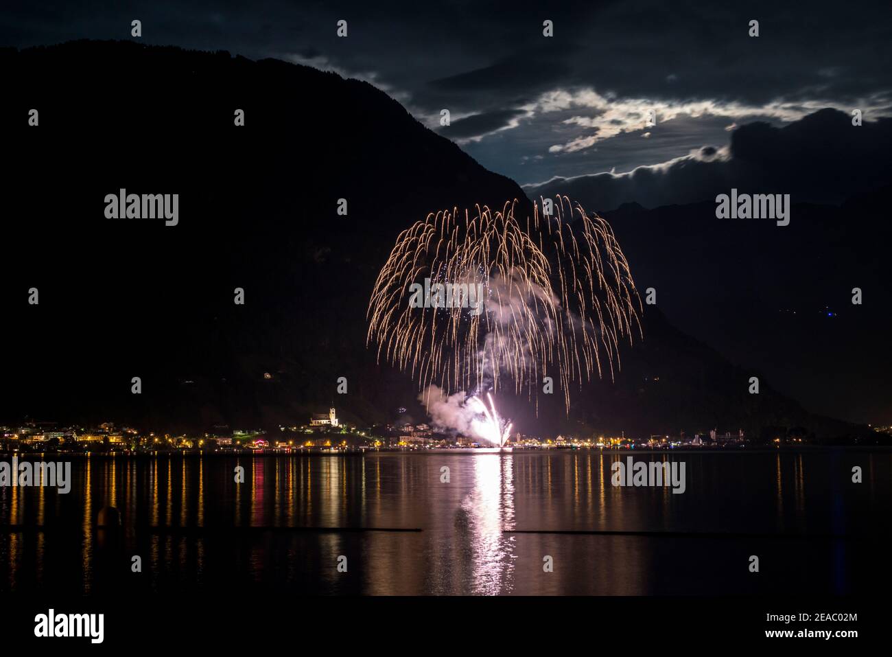 Journée nationale des feux d'artifice Banque D'Images