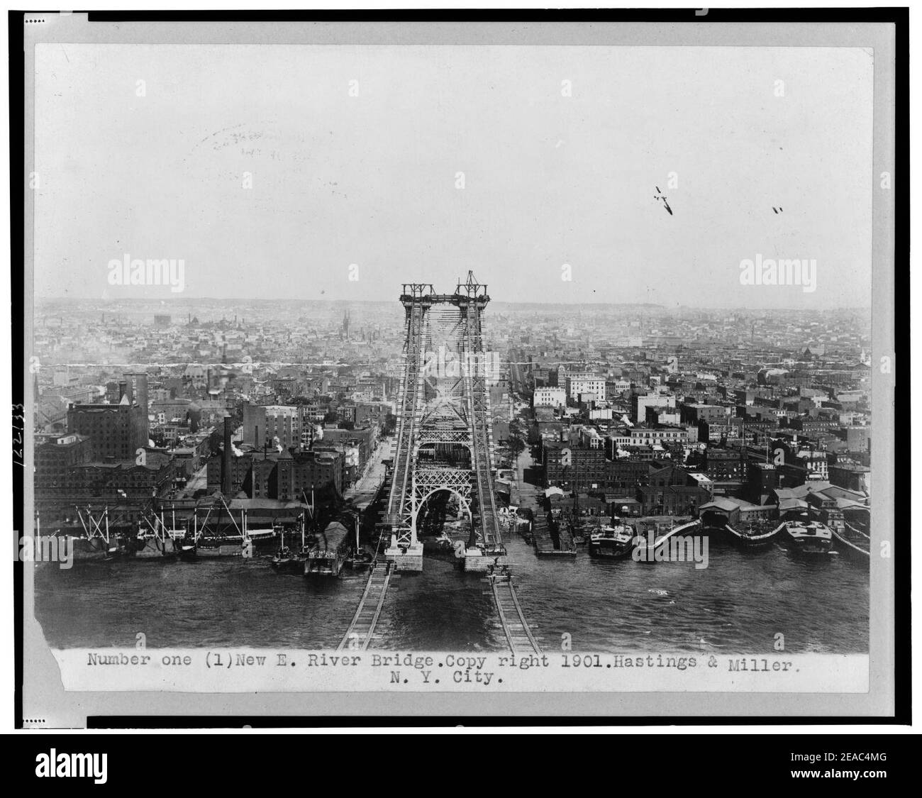 Nouveau pont de la rivière E. Banque D'Images