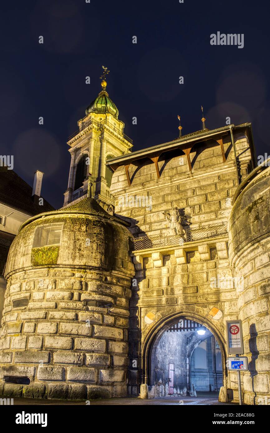 Photos de nuit de Soleure à l'heure de Noël Banque D'Images