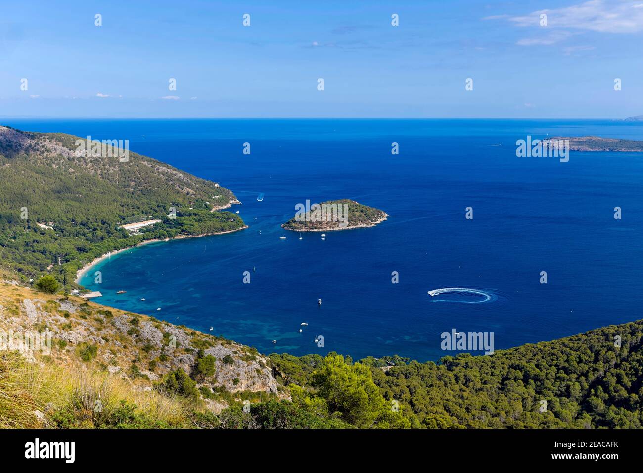 Cap de Formentor est l'extrémité est du Formentor péninsule de Majorque Banque D'Images