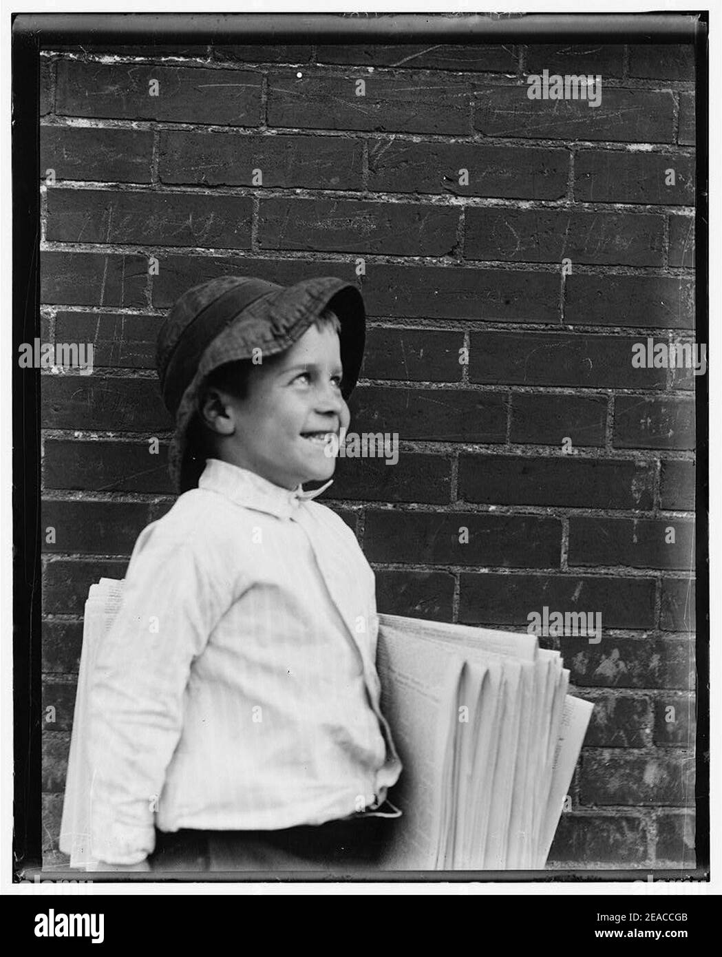 Gavroche. Peu Fattie. Moins de 40 pouces de haut, 6 ans. Depuis un an. Mai 9th, 1910. Banque D'Images