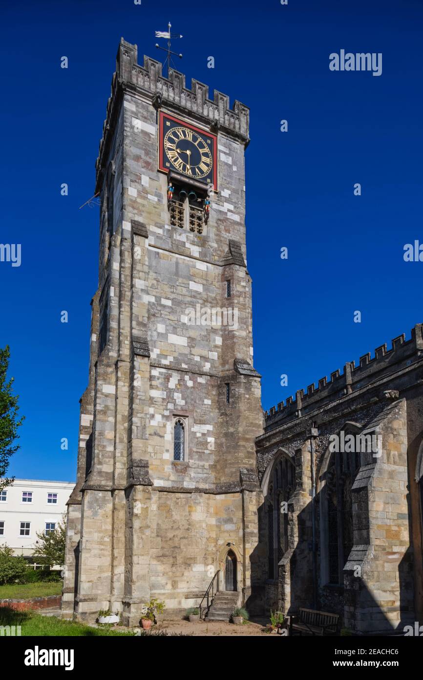 Angleterre, Wiltshire, Salisbury, Église de St.Thomas Beckett Banque D'Images