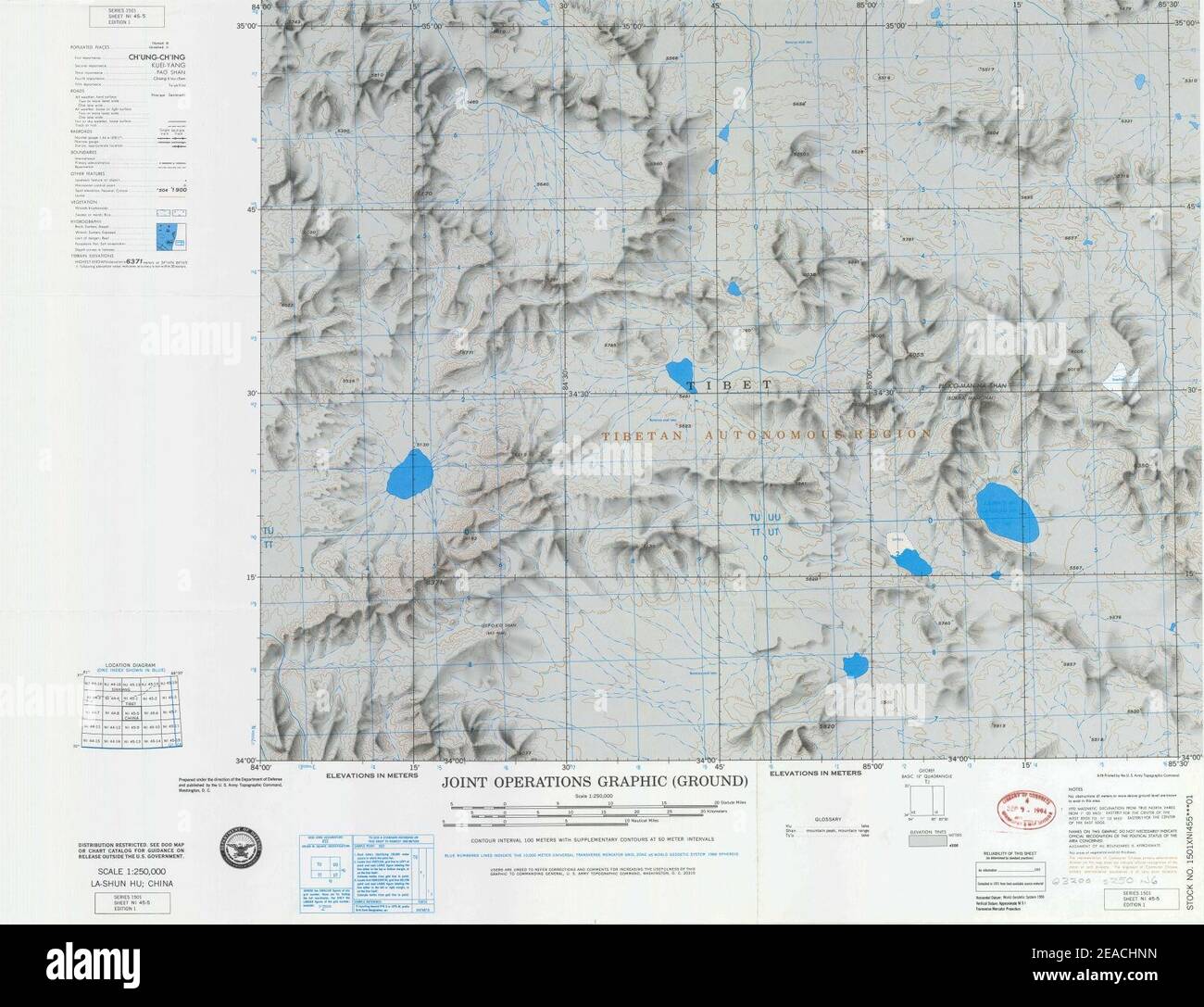 NI-45-5 Lashun Hu Chine. Banque D'Images