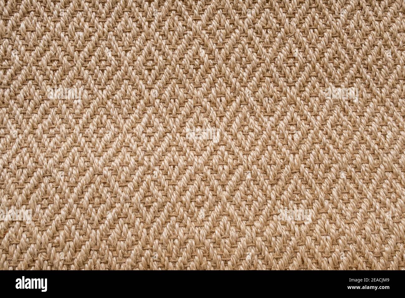 Tapis en sisal naturel,surface texture background. Banque D'Images