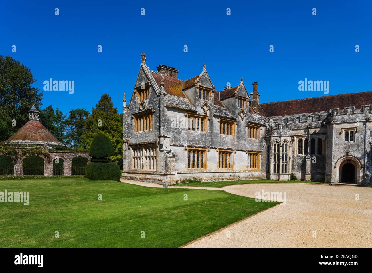 Angleterre, Dorset, Dorchester, Athelhampton House et ses jardins majestueux Banque D'Images