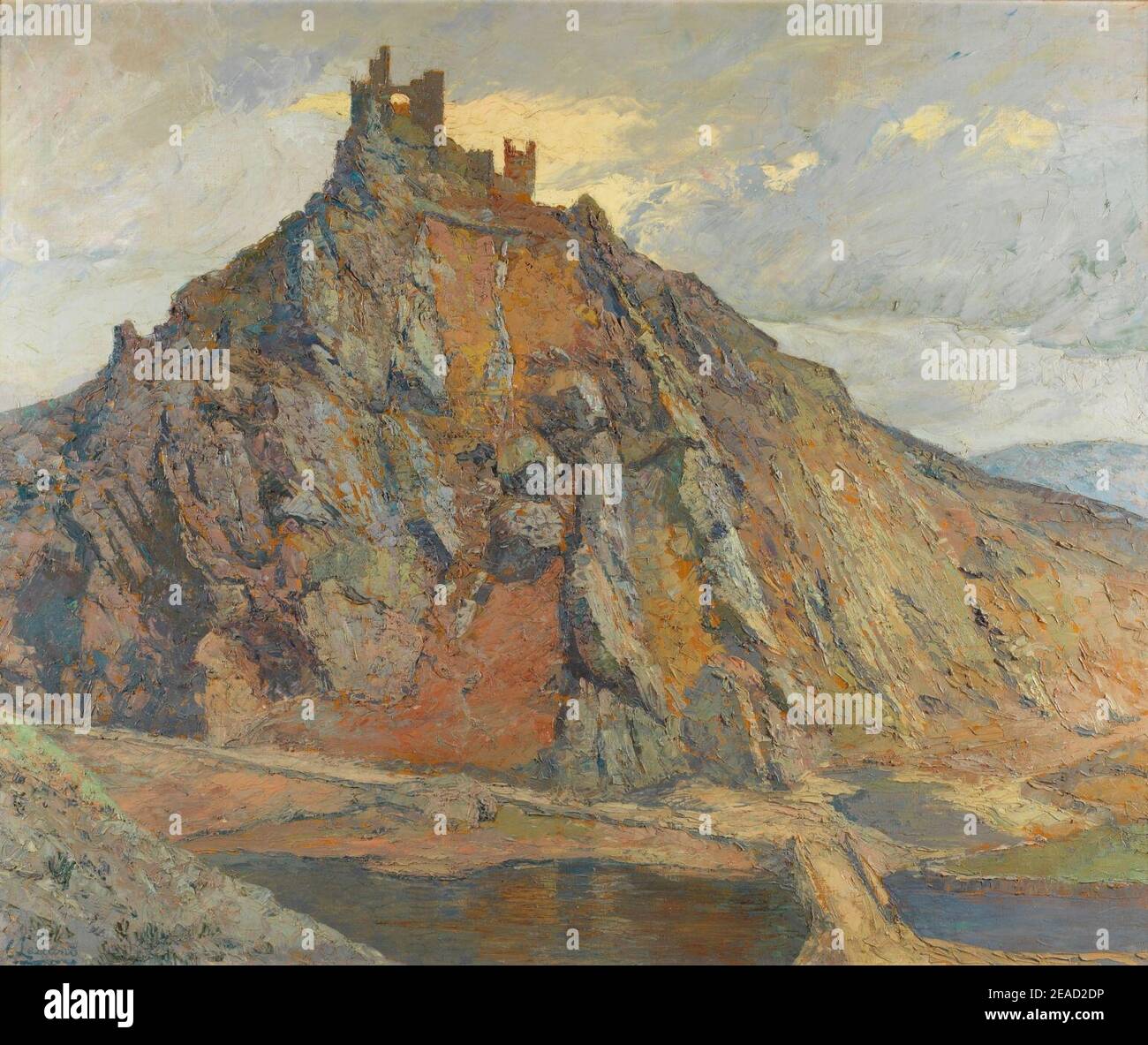 Nido de águilas, de Carlos María de Lezcano Fernández Banque D'Images