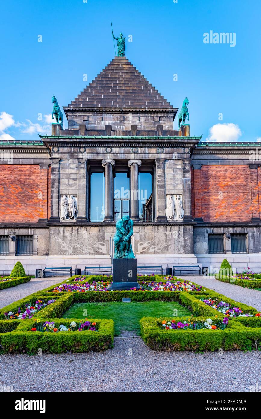 Carlsberg glyptotek à Copenhague, Danemark. Banque D'Images