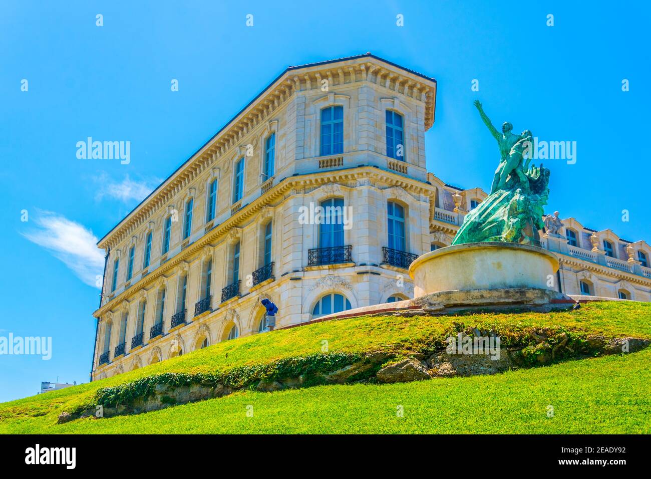 Mémorial aux héros de la mer à Marseille, France Banque D'Images