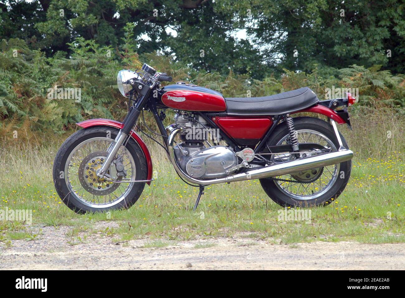 1971 Triumph Bandit Special 750 cc Banque D'Images