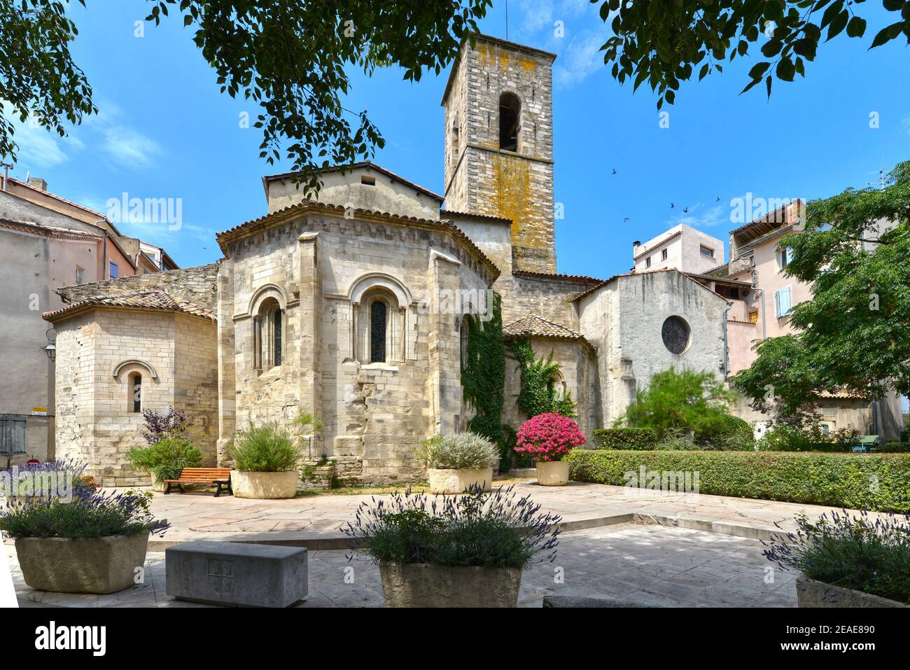 Église notre Dame de Romigier à Manosque, est la plus grande commune française, située dans le département des Alpes-de-haute-Provence Banque D'Images