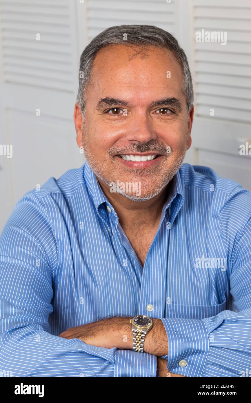 Confident Businessman Looking at Camera, Portrait, USA Banque D'Images