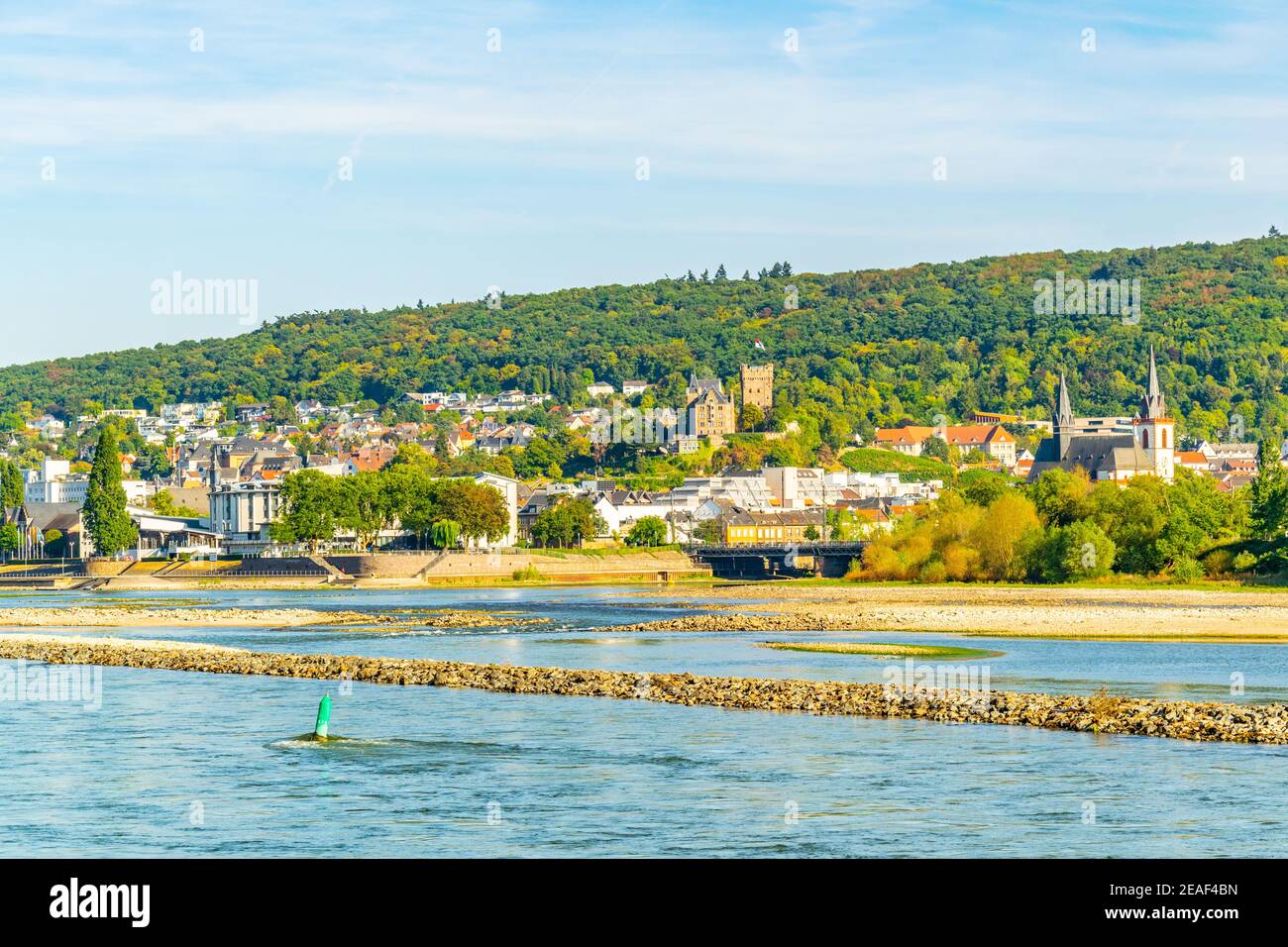 Ville de Bingen en Allemagne Banque D'Images