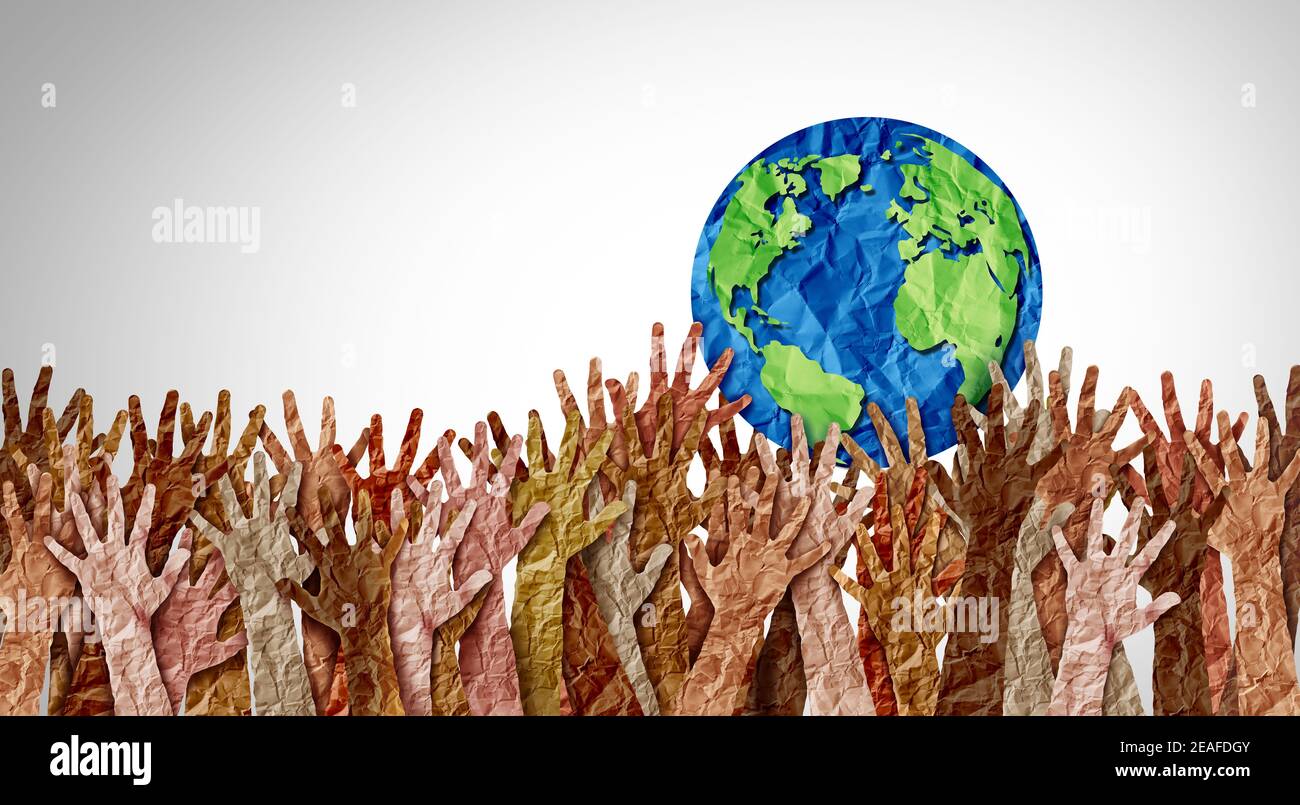 Journée mondiale en tant que cultures diverses et société du multiculturalisme et célébration de la tolérance internationale de la diversité mondiale et de l'asie afro-américaine. Banque D'Images Journée mondiale en tant que cultures diverses et société du multiculturalisme et célébration de la tolérance internationale de la diversité mondiale et de l'asie afro-américaine. Banque D'Images