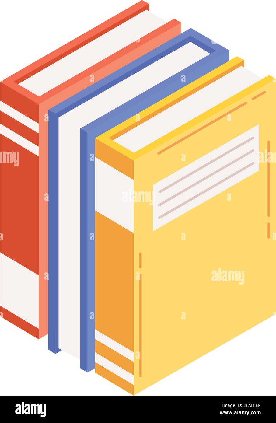 ensemble de livres différents, livre jour célébration vecteur illustration design Illustration de Vecteur